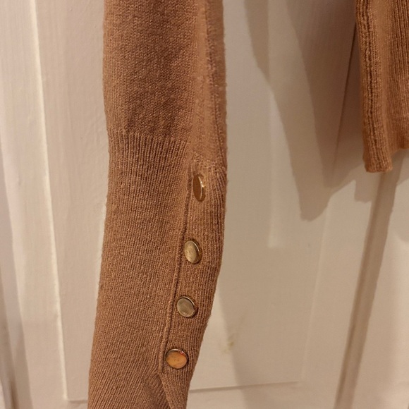 Women's Tan Sweater - Picture 6 of 10